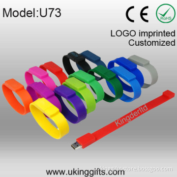 Silicon Rubber Bracelet USB Flash Drive